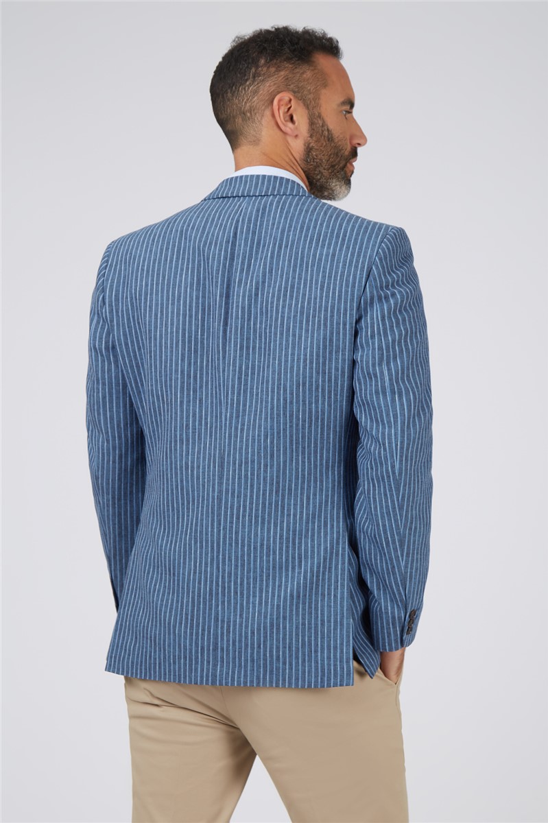 Long striped outlet jacket