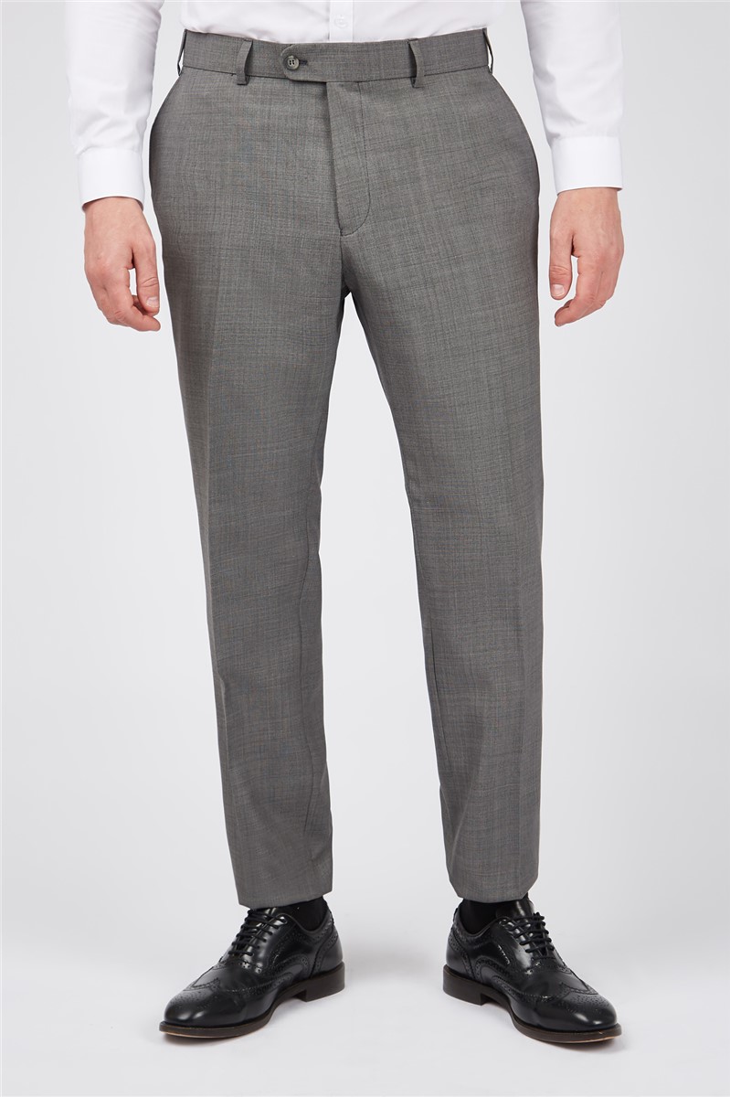 Mens grey sale wool pants