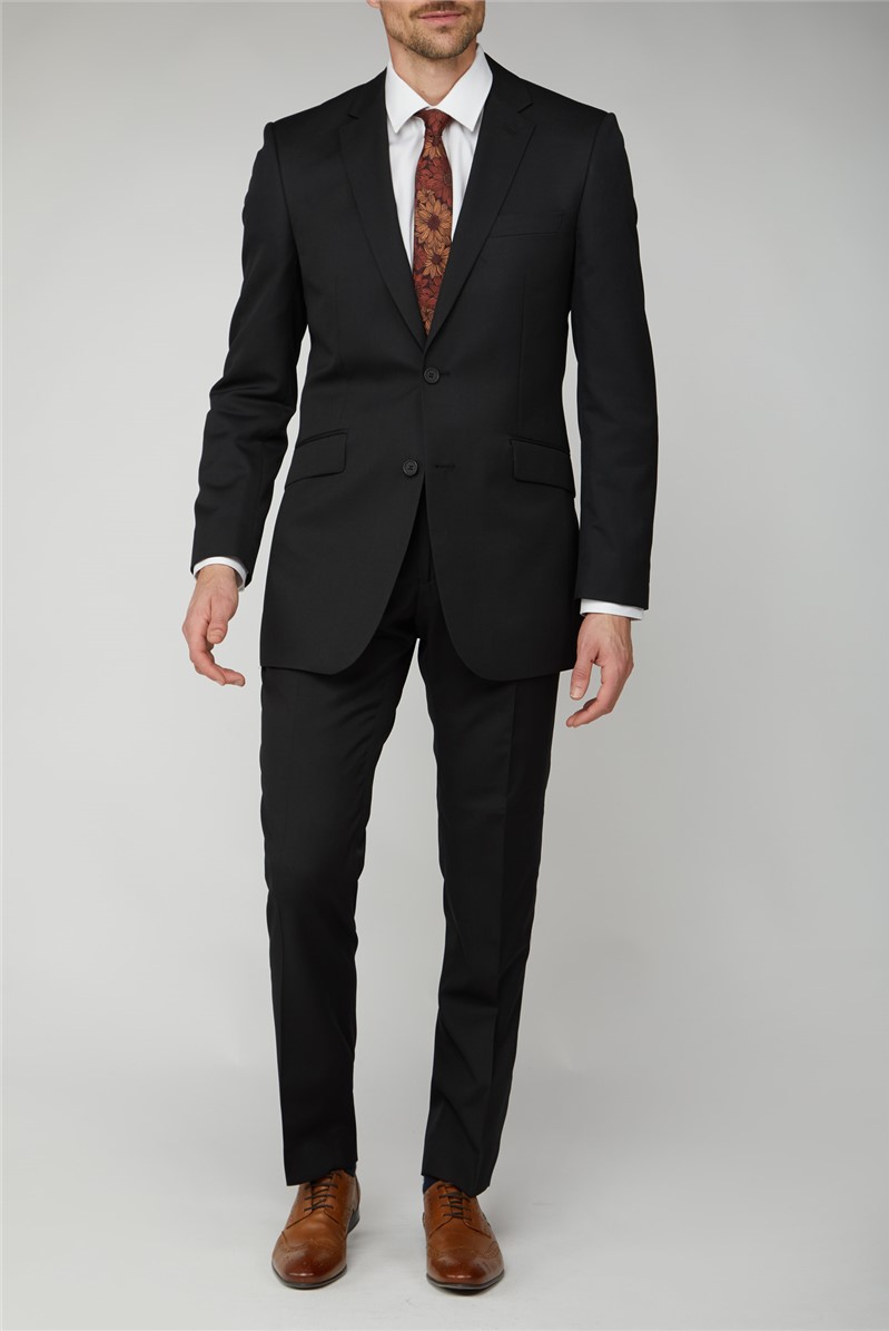  Black Twill Suit Jacket