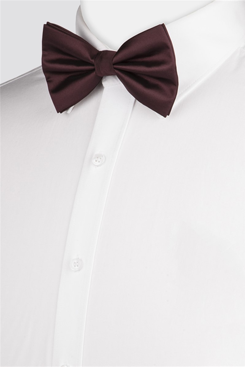 Wine Bow Tie by Scott & Taylor | Suit Direct