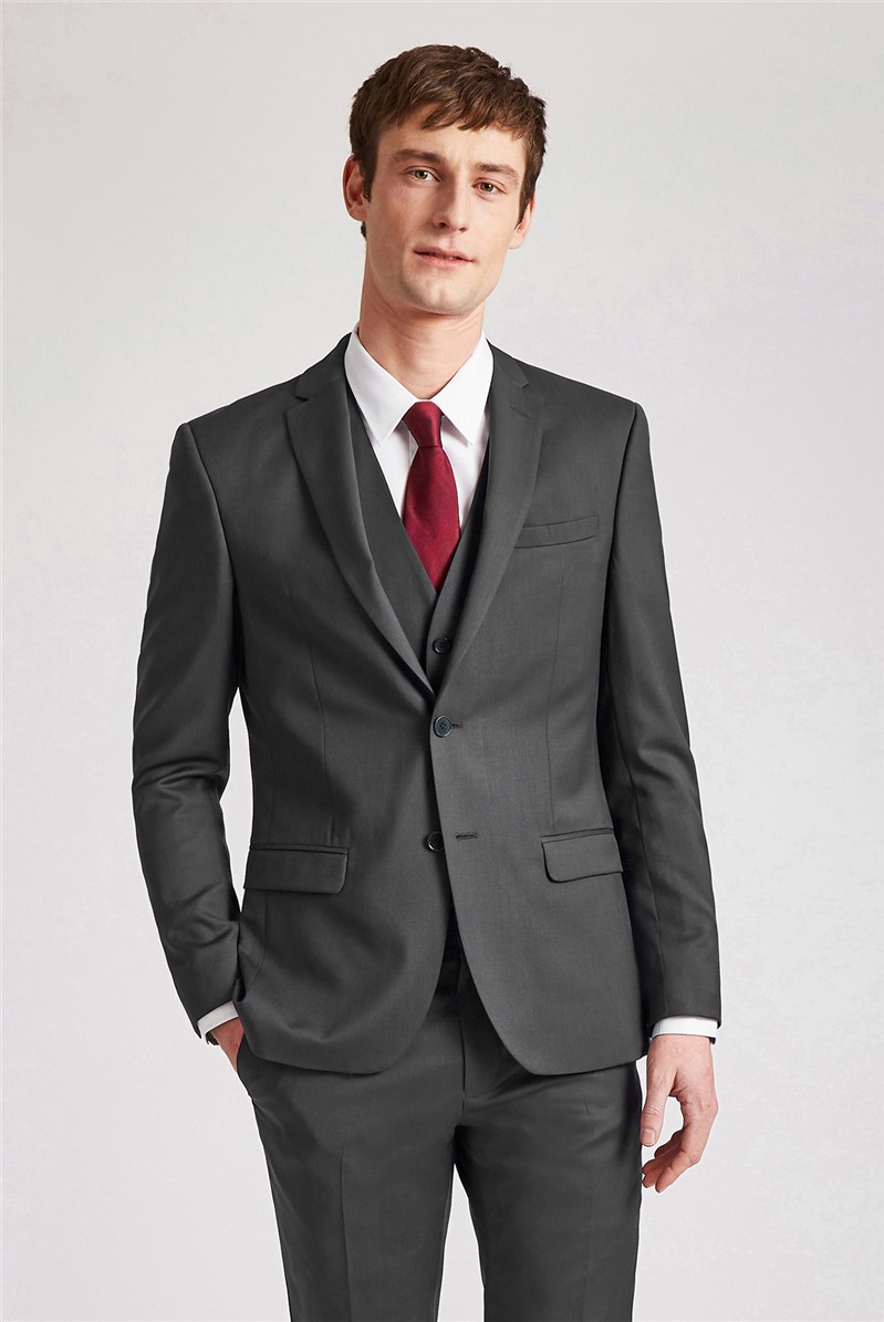  Slim Fit Black Suit Jacket