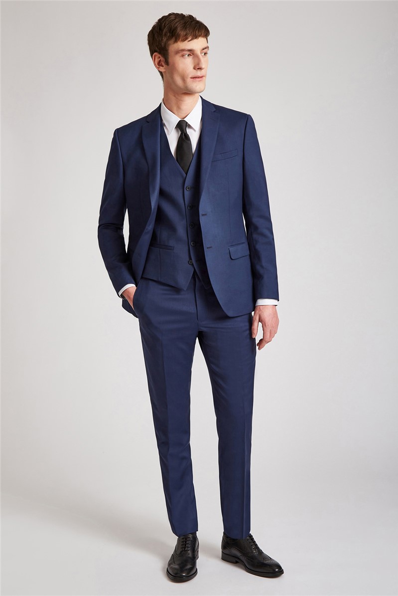  Navy Twill Regular Fit Suit Jacket