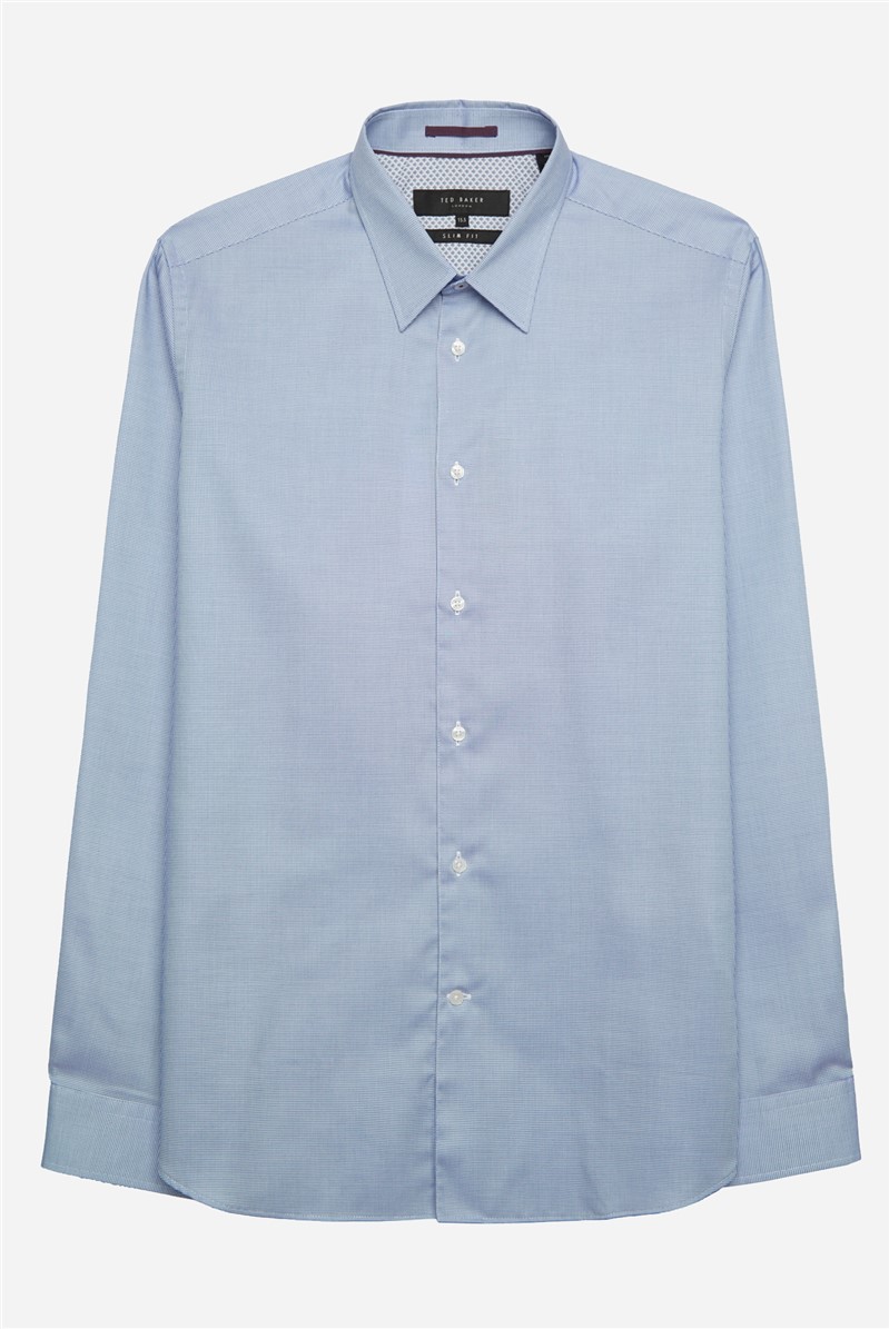  Blue Semi Plain Shirt