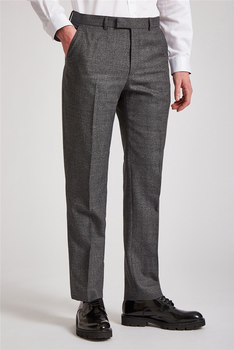 Ted Baker Slim Fit Charcoal Scratch 