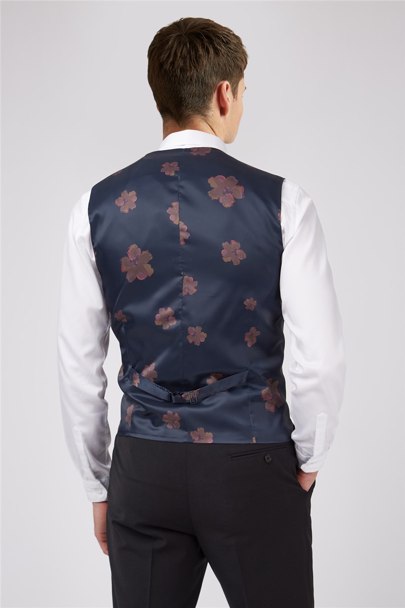 Ted Baker Oatmeal Summer Linen Slim Waistcoat