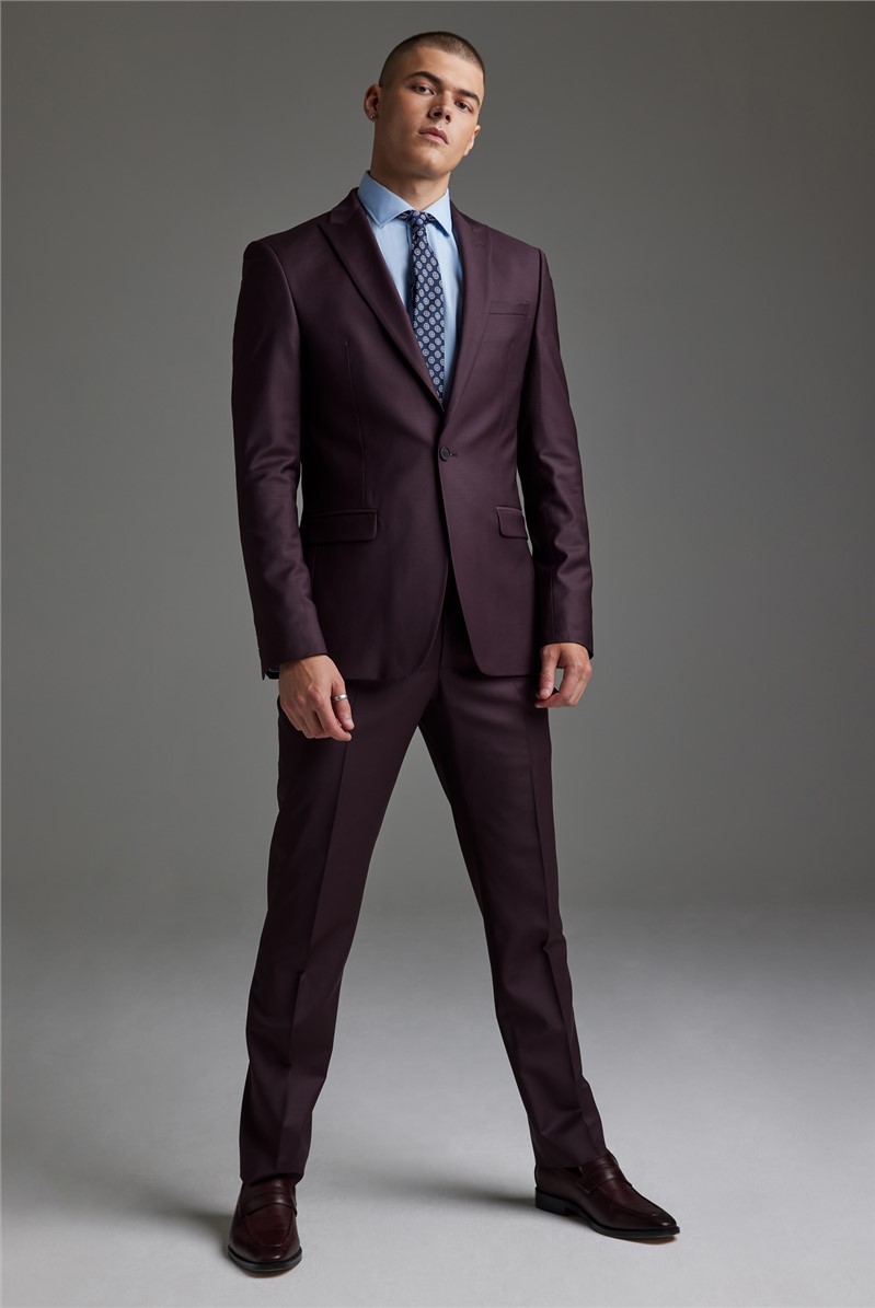 Ted baker sale burgundy suit