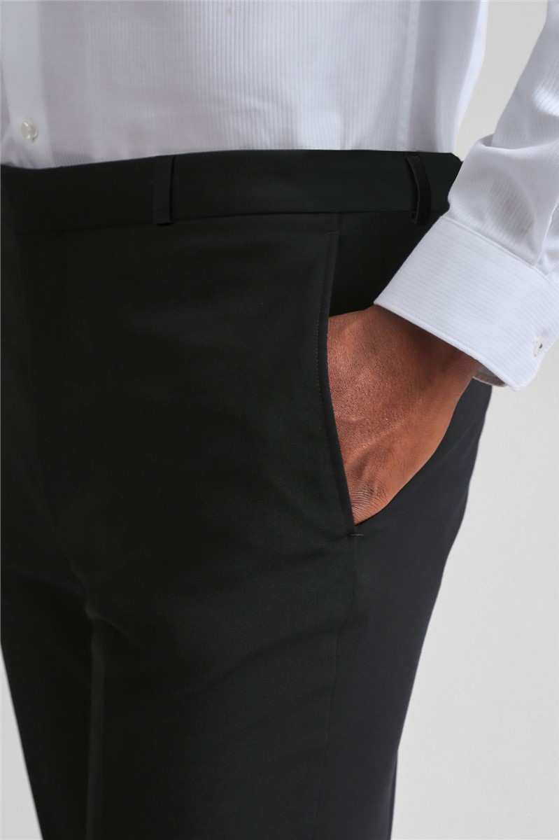  Black Tuxedo Slim Trousers