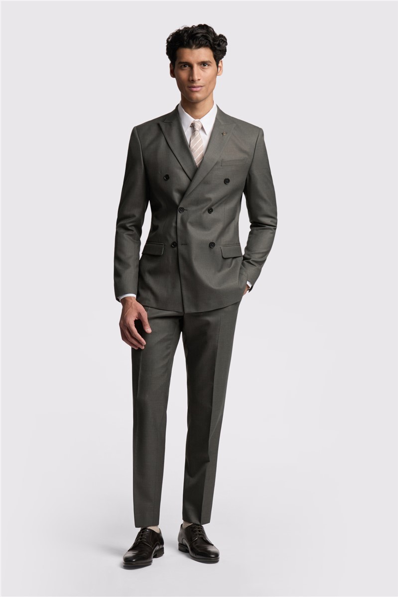  Slim Fit Piper Khaki Twill Trouser