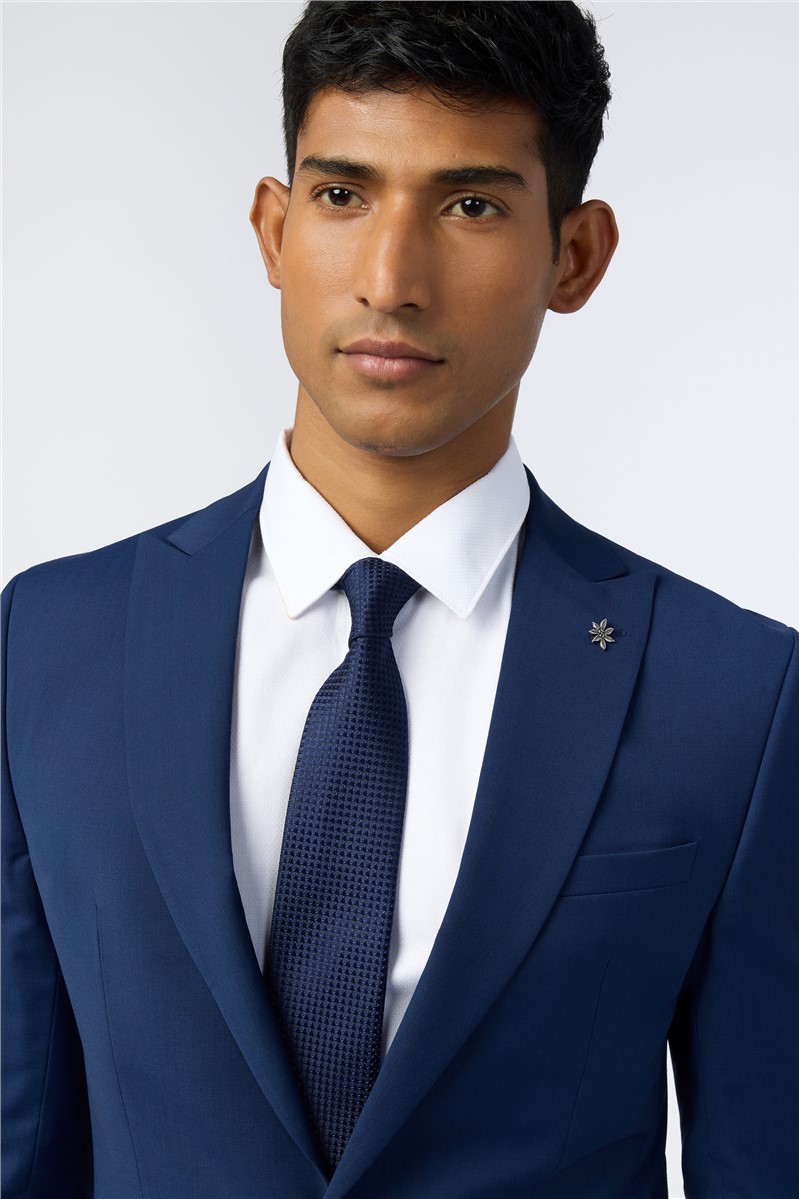  Slim Fit Auden Bright Blue Tonic Trousers