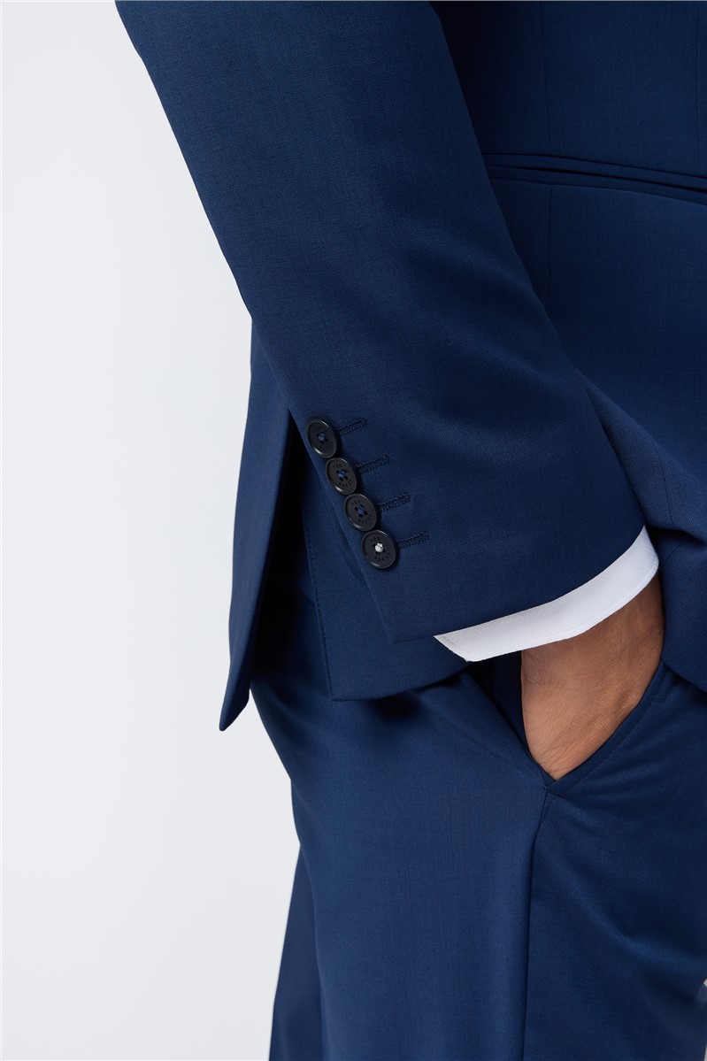  Slim Fit Auden Bright Blue Tonic Trousers