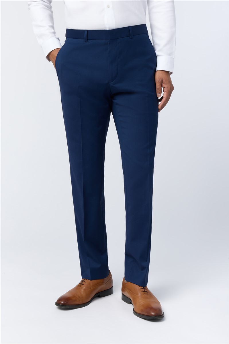  Slim Fit Auden Bright Blue Tonic Trousers