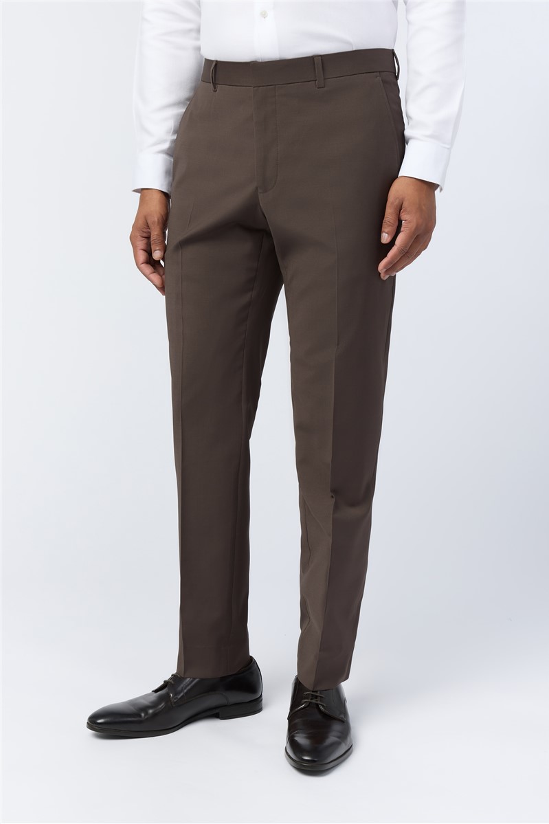  Slim Fit Freeth Taupe Tonic Waistcoat
