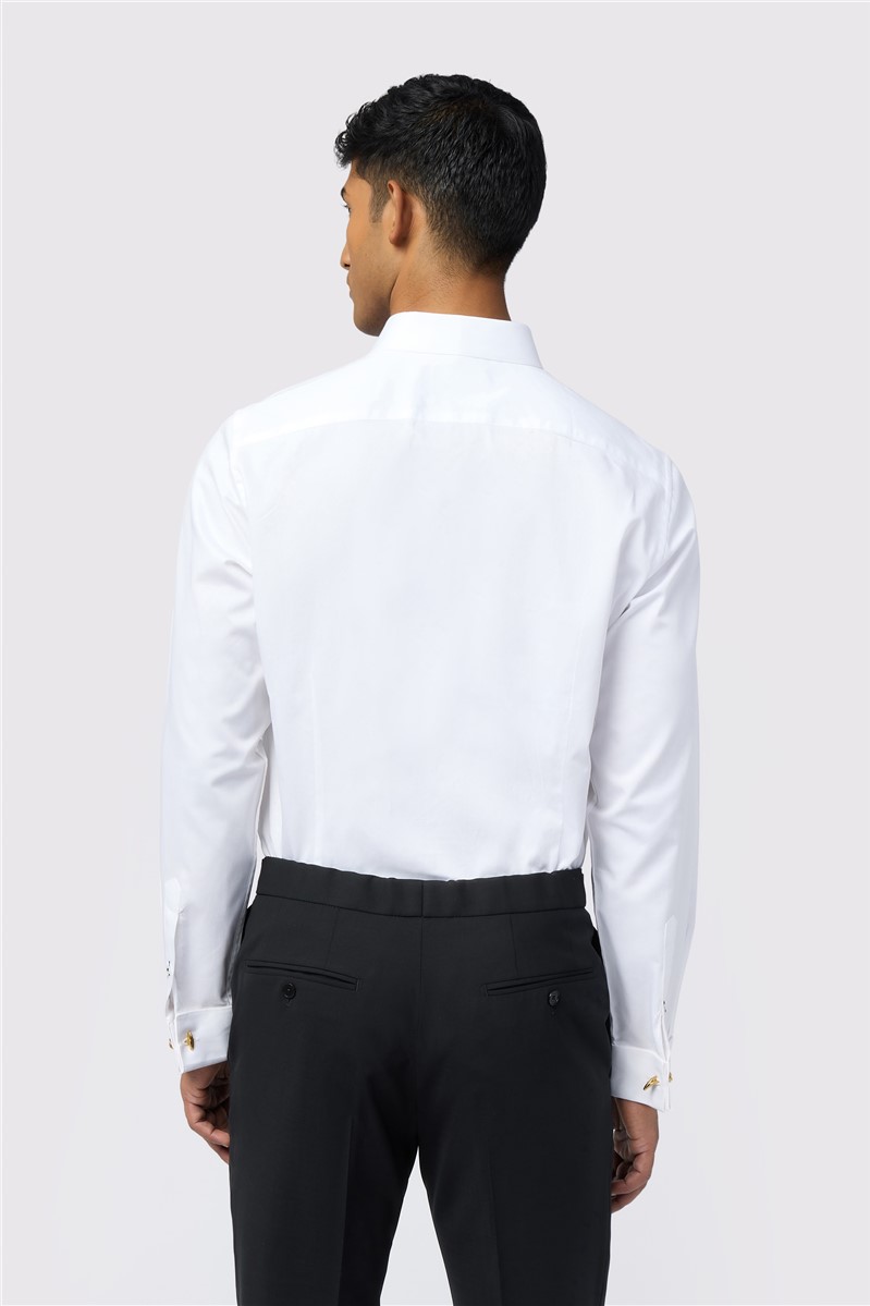 Slim Fit Ottila White Stretch Dress Shirt
