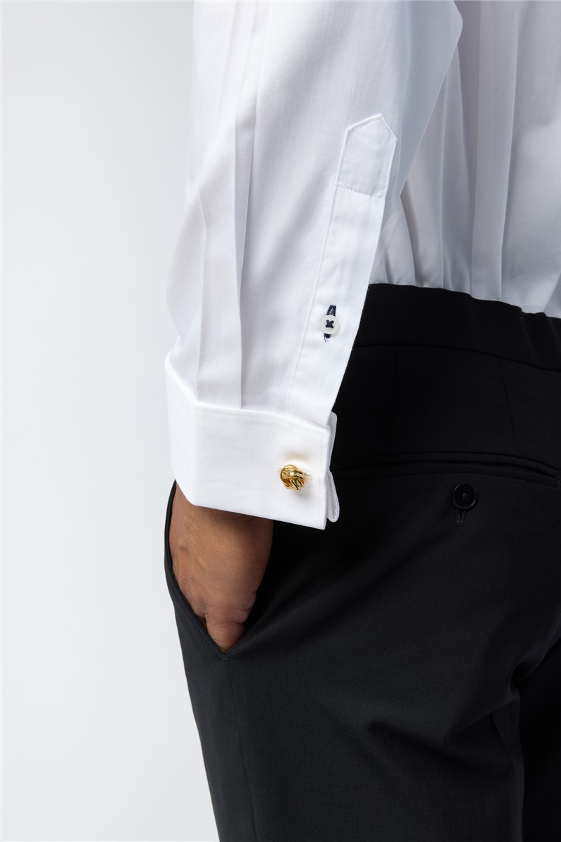  Slim Fit Ottila White Stretch Dress Shirt
