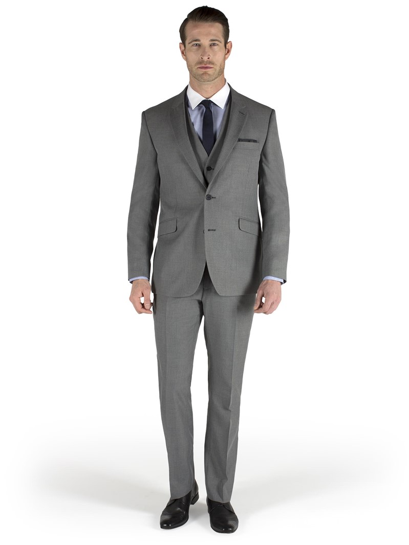  Grey Suit Waistcoat