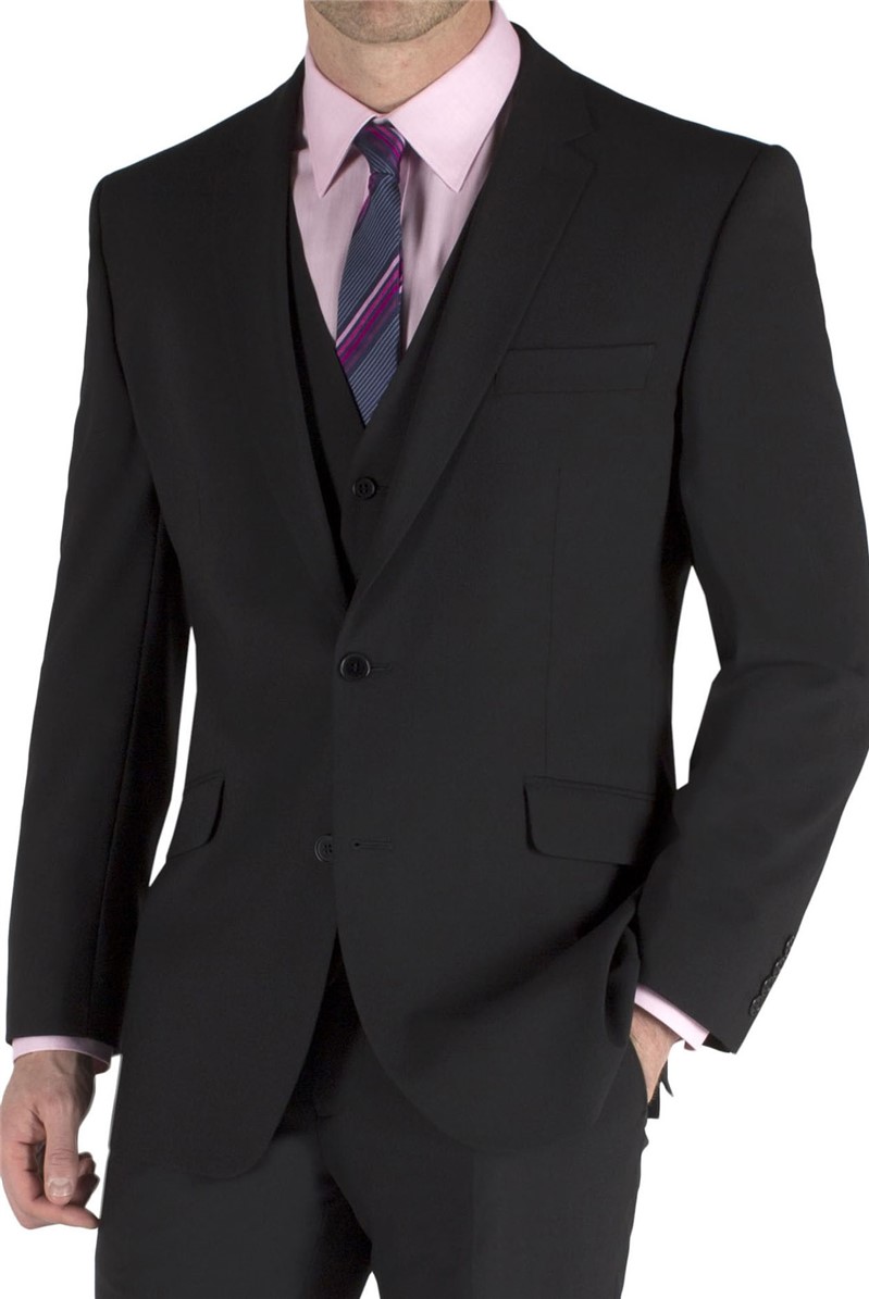  Black Bengaline Suit Jacket