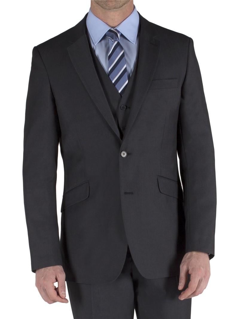  Charcoal Tonic Suit Waistcoat