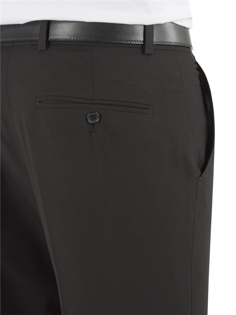  Plain Black Formal Trouser