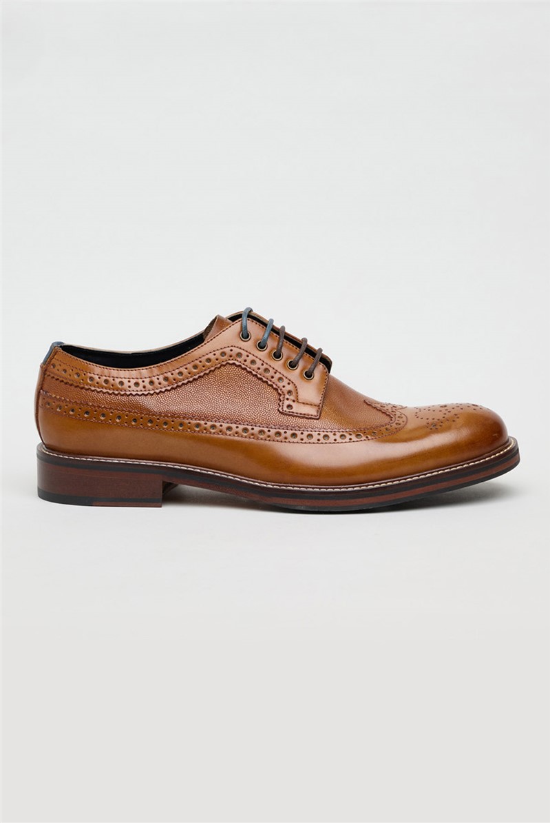 Antique Rogue Arthur Tan Leather Brogues