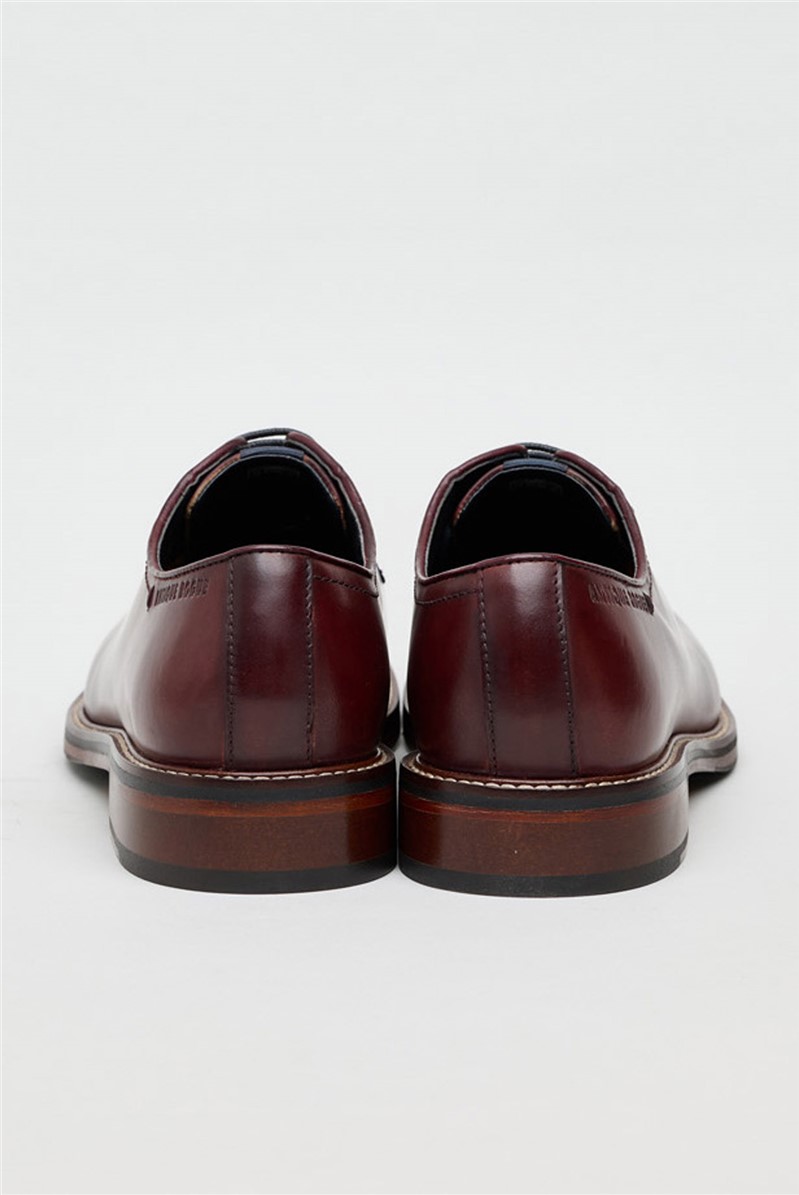  Finn Burgundy Leather Derby Shoe