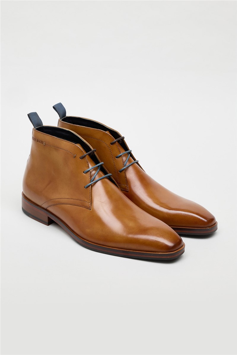  Charlie Chukka Tan Leather Boot