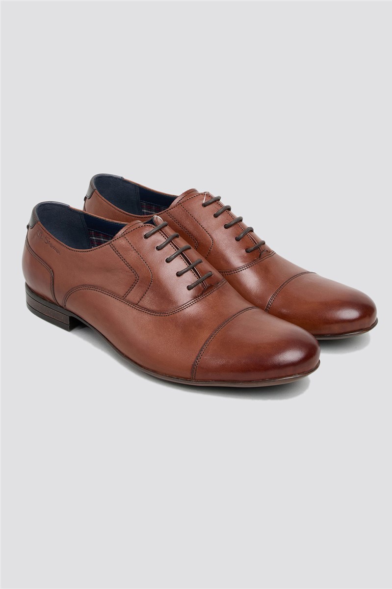 Ben Sherman Tan Benson Oxford Shoe