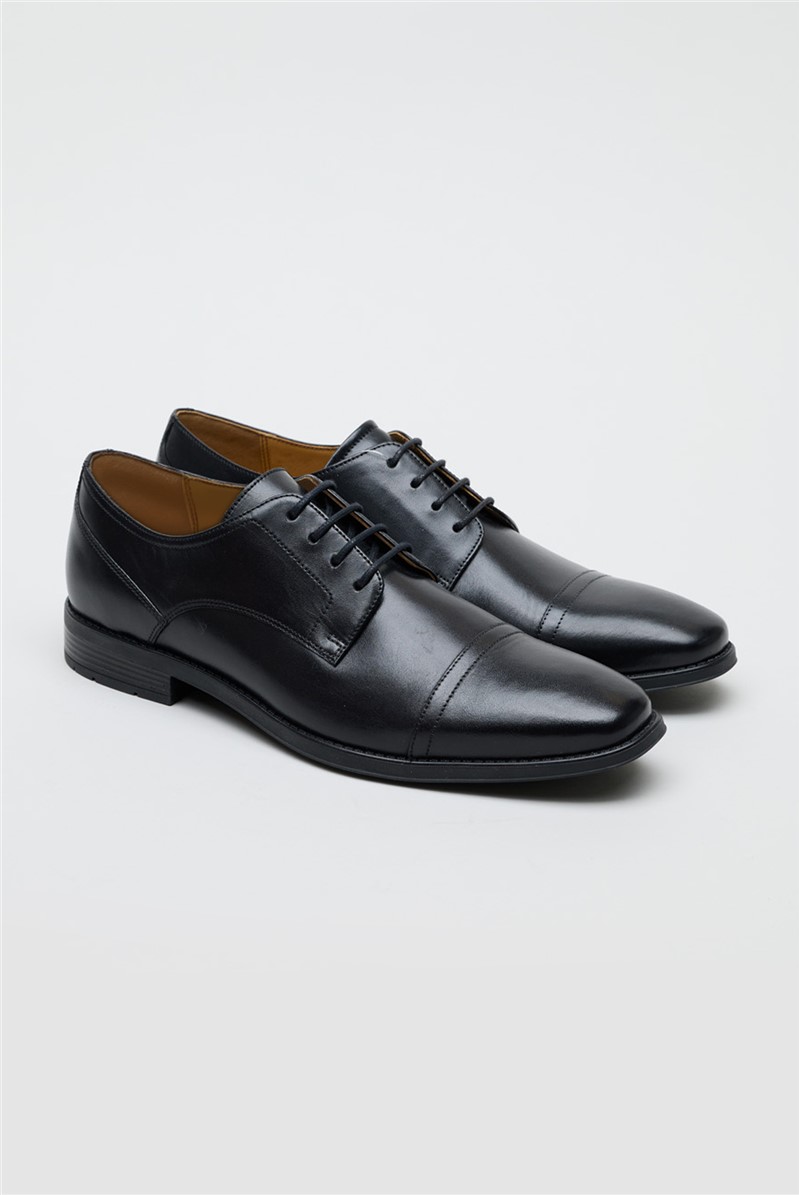  Aldgate Black Leather Derby Shoe