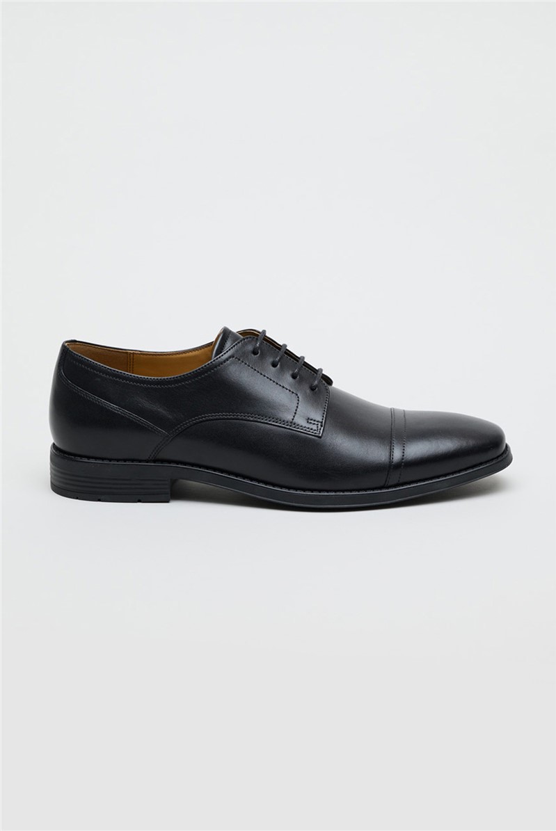  Aldgate Black Leather Derby Shoe