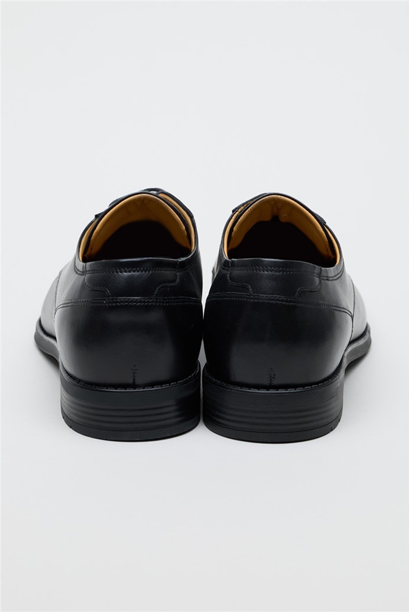  Farringdon Black Leather Derby Shoe