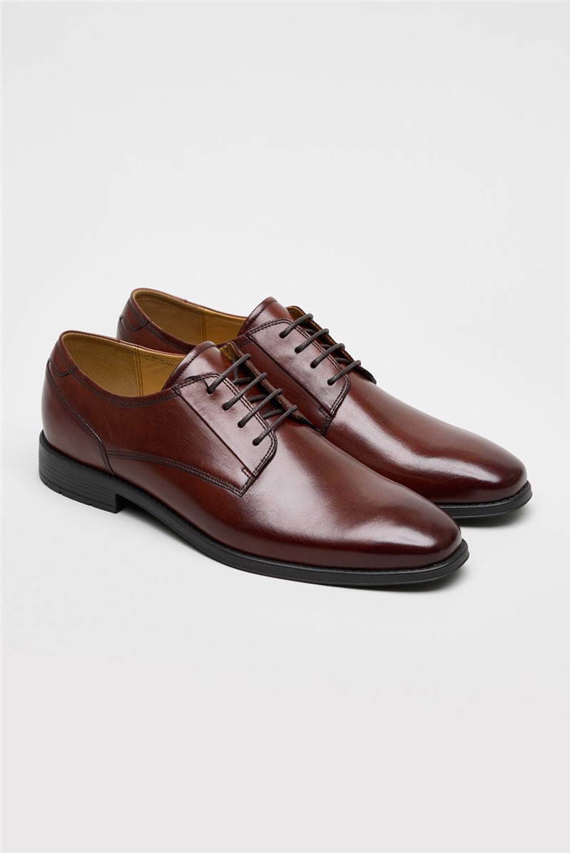  Farringdon Brown Leather Derby Shoe