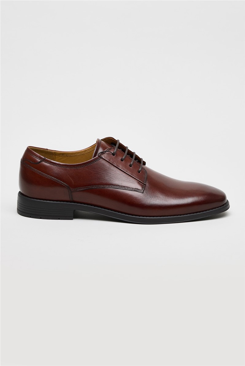  Farringdon Brown Leather Derby Shoe