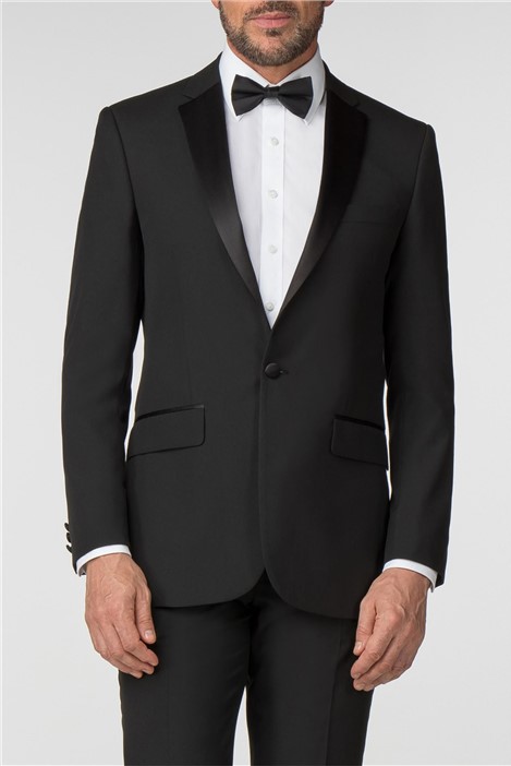 mens black formal suit