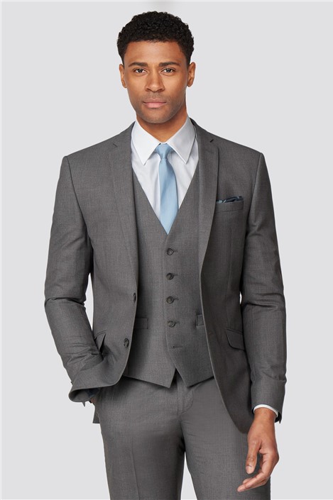 skinny grey suits