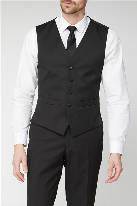buy black waistcoat