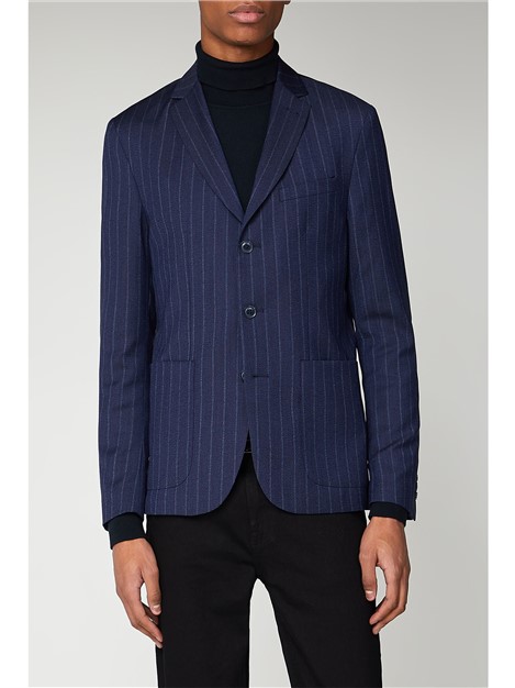 Mens striped deals blazers uk