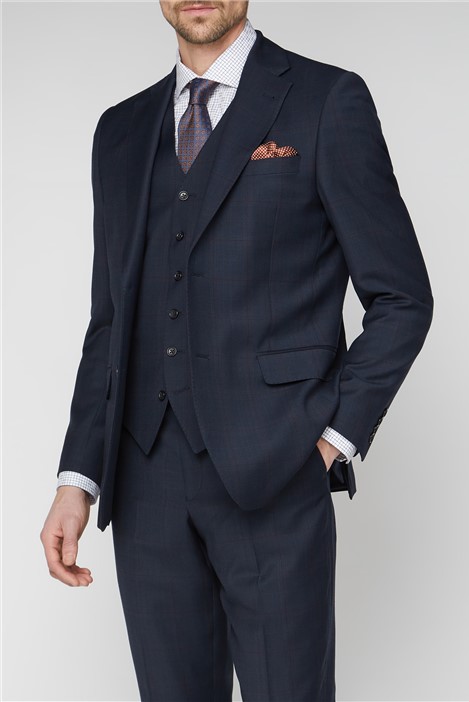 Jeff Banks Mens Blue Suit Trouser in 28R to 48R Outlet