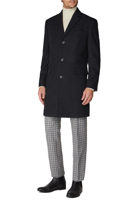 Mens Herringbone Classic WOOL Blend Tweed Checked Blazer Jacket Regular Thick