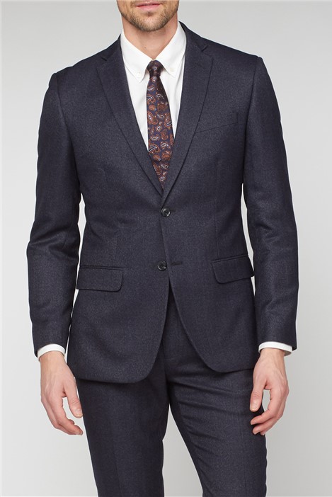 Racing Green Charcoal Semi Plain Tailored Fit Suit