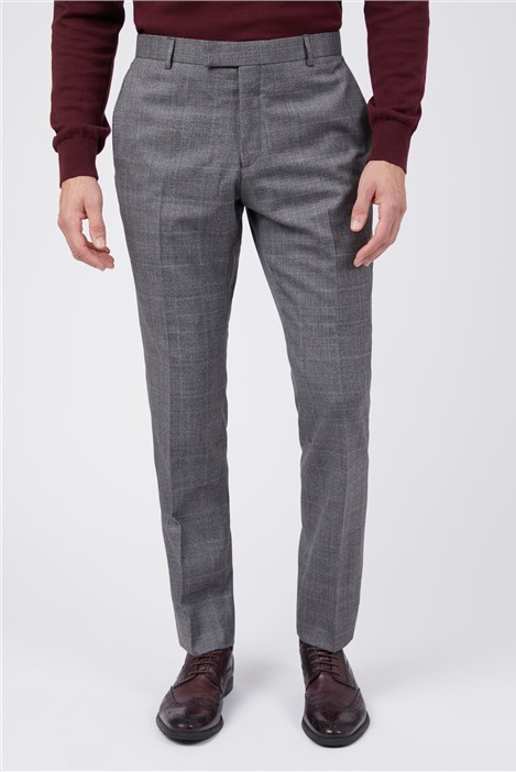 Men's Grey Trousers | Charcoal Trousers | Suit Direct