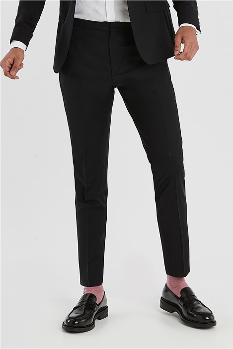 Buy Black Crepe Embroidered Tuxedo Pant Set For Men by Jatin Malik Online  at Aza Fashions.