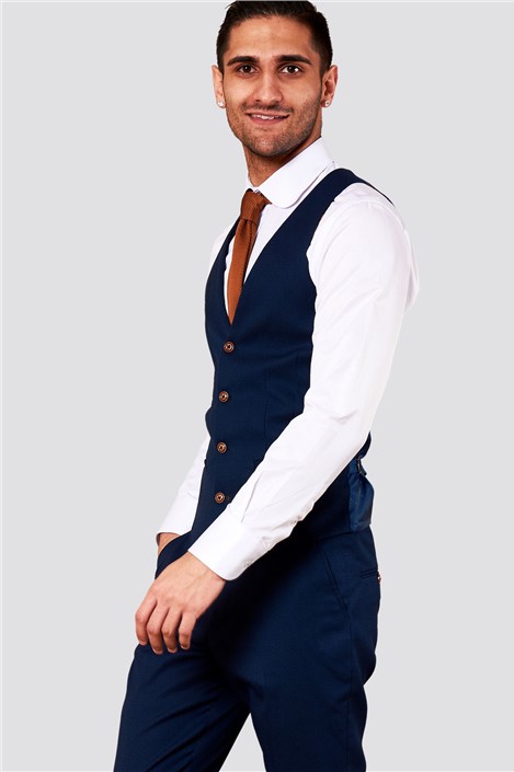Marc Darcy Slim Fit Max Royale Waistcoat