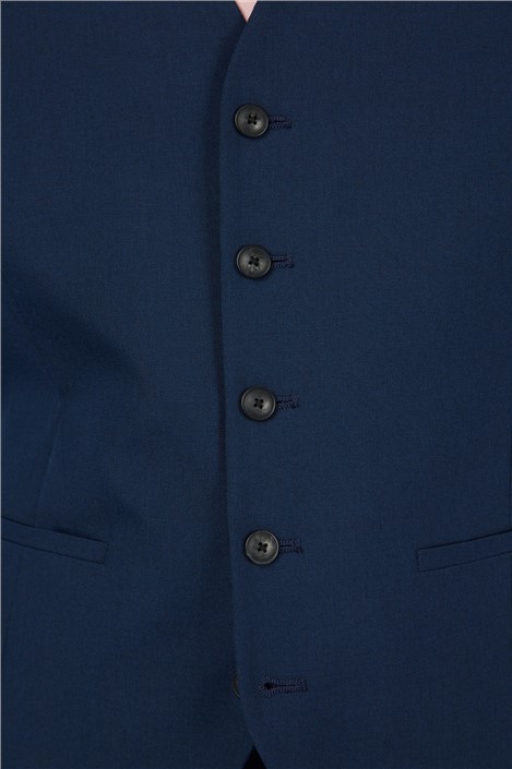 Suit Direct Blue Waistcoat