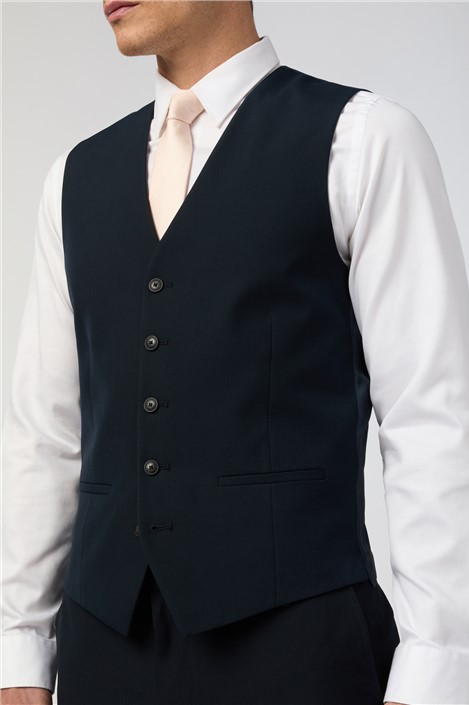 Suit Direct Navy Waistcoat