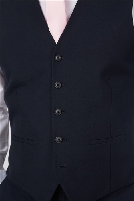 Suit Direct Navy Waistcoat