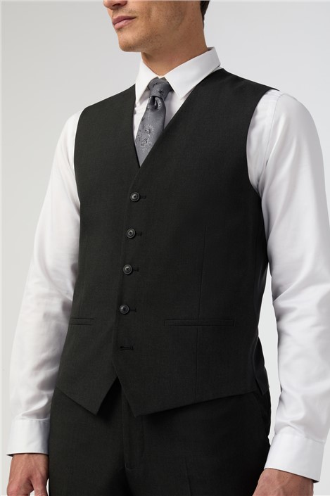 Suit Direct Charcoal Waistcoat