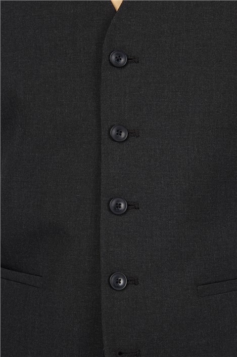 Suit Direct Charcoal Waistcoat