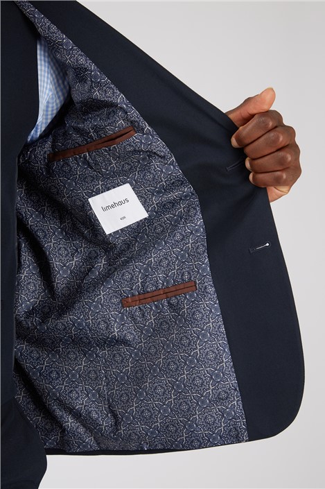 Limehaus Slim Fit Navy Jacket