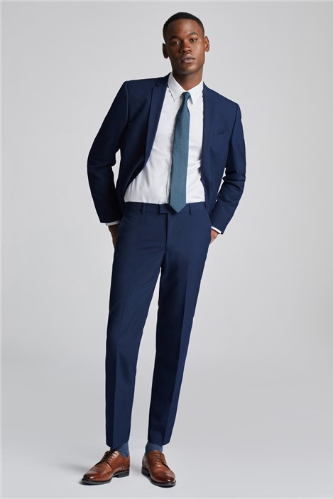 Limehaus Slim Fit Blue Jacket
