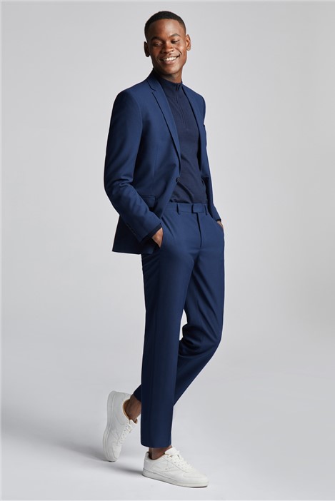 Limehaus Slim Fit Blue Jacket