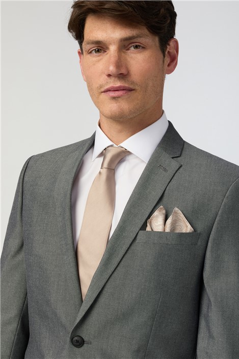 Limehaus Slim Fit Silver Grey Jacket